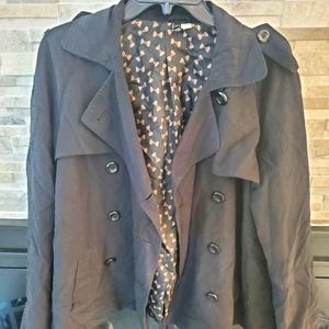 H&M divided womens coat size 12 (large)